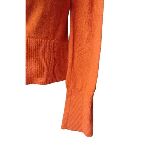 The Limited Wool Blend Lightweight Sweater Size M Pumpkin Classic Fall - Picture 4 of 8